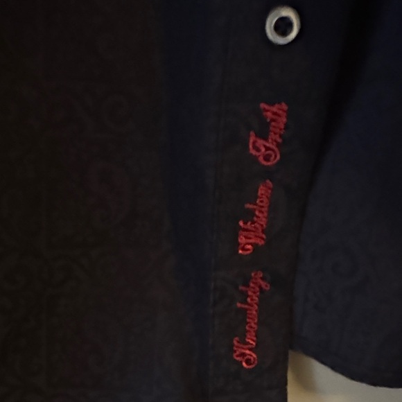 Robert Graham Black Casual Button Down Shirt - Picture 6 of 11